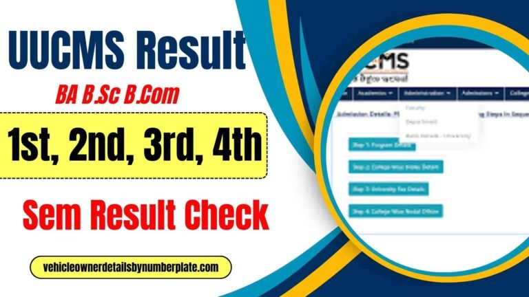 UUCMS Result 2024 BA B.Sc B.Com 1st, 2nd, 3rd, 4th Sem Result