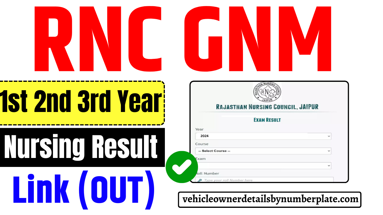 RNC GNM Nursing Result 2024 लिंक जारी 1st 2nd 3rd Year @rncjaipur.org – Rajasthan Nursing Results