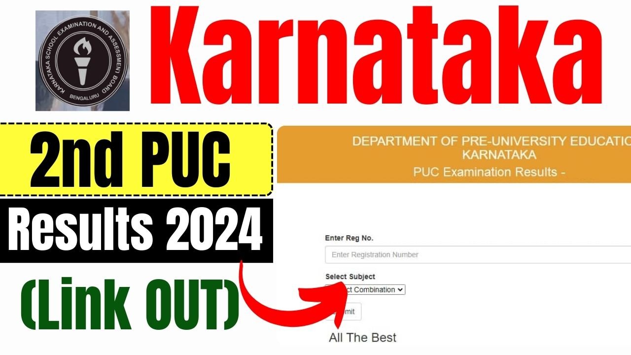 Karnataka 2nd PUC Results 2024, Download Class 12 Marksheet at kseab.karnataka.gov.in