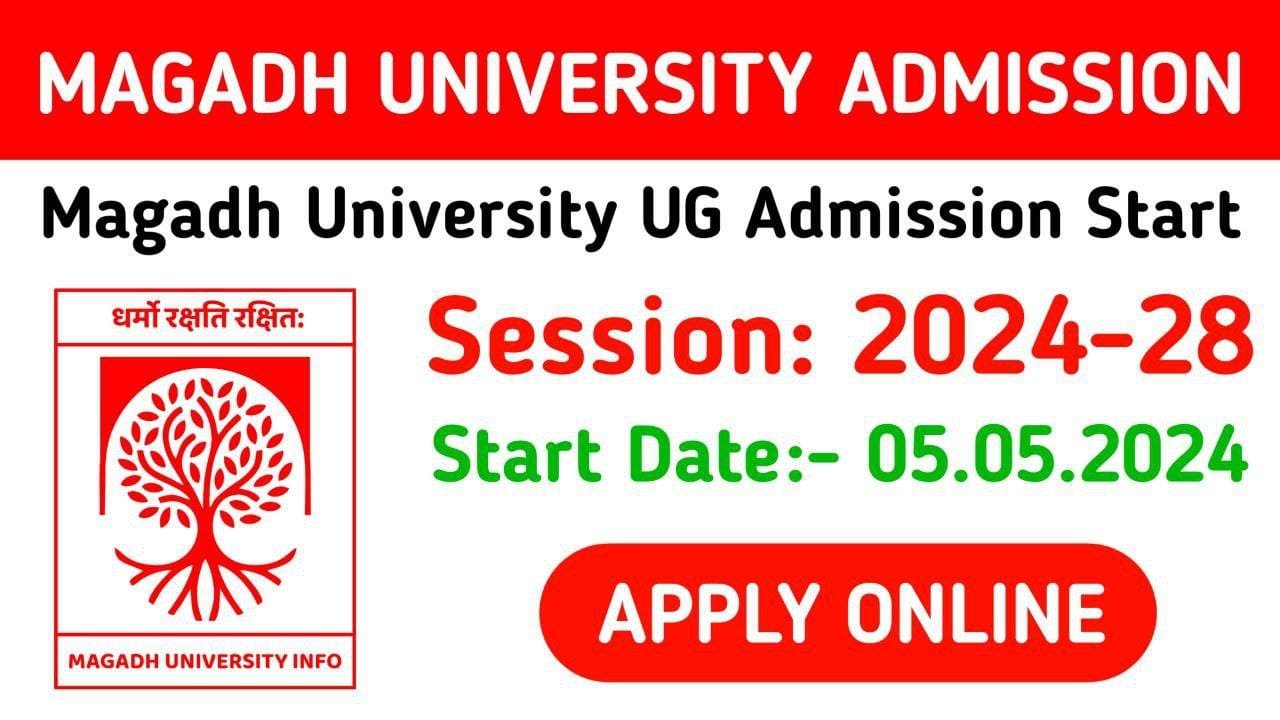 Magadh University UG Admission 2024-28 Online Apply