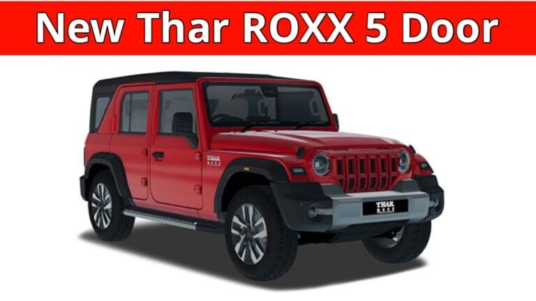 Mahindra New thar Roxx 5 Door Details